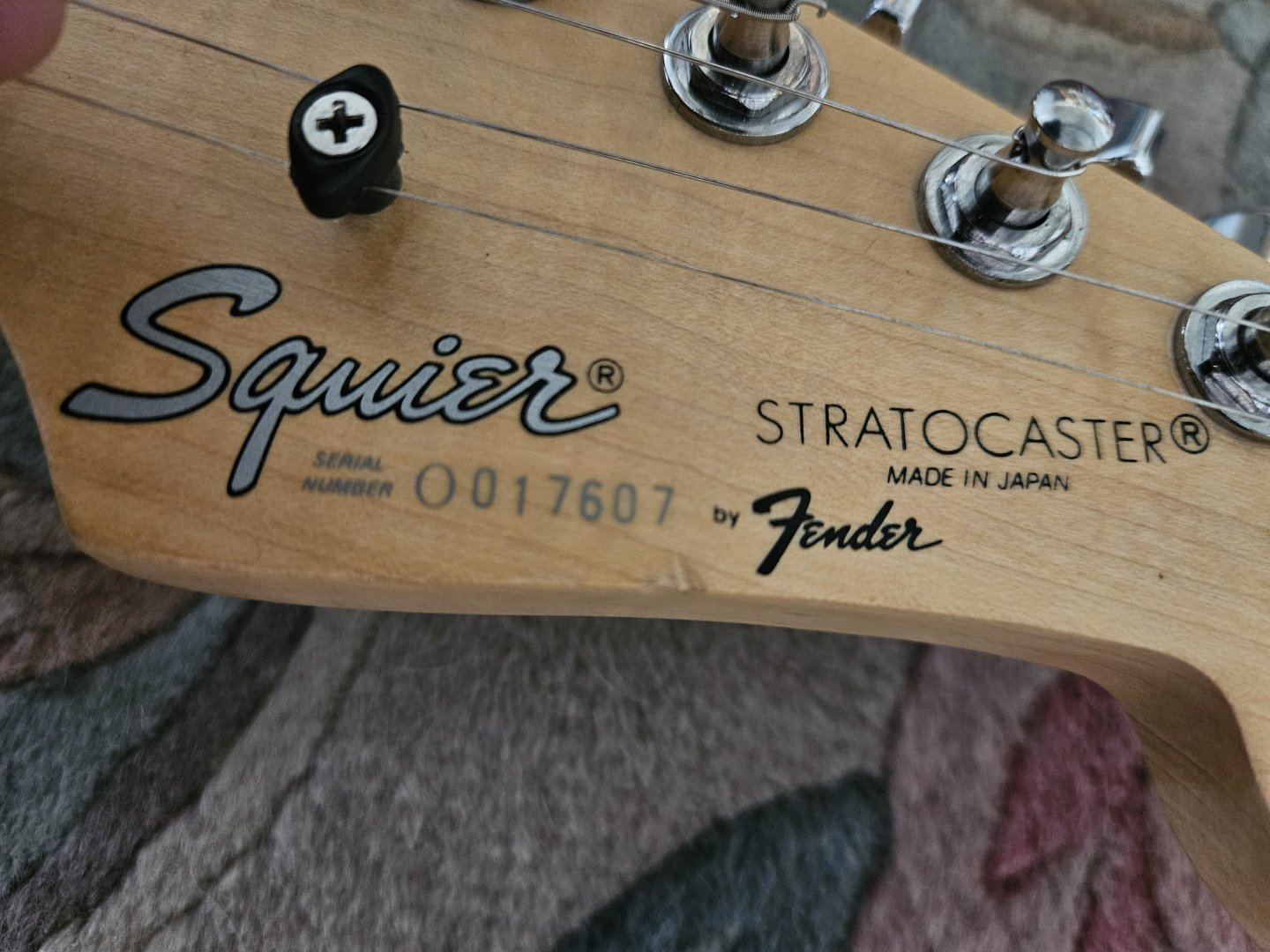 Guitarra eléctrica SQUIER Silver Series Japan 1993 Strat Black
