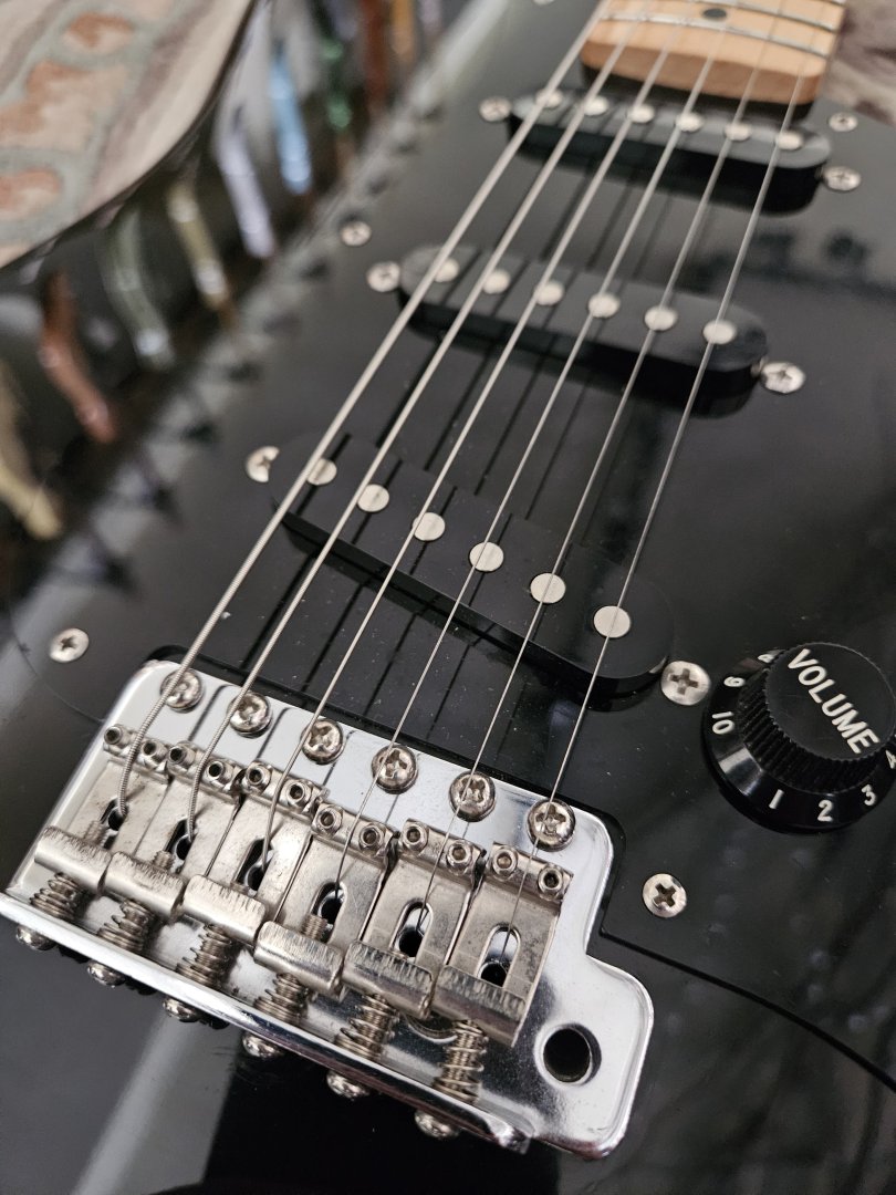 Guitarra eléctrica SQUIER Silver Series Japan 1993 Strat Black