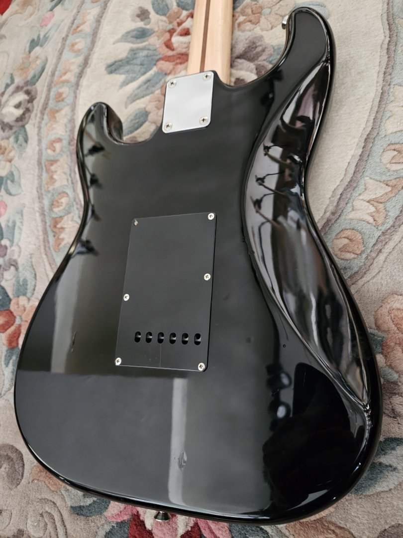 Guitarra eléctrica SQUIER Silver Series Japan 1993 Strat Black