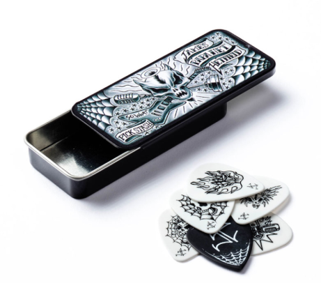 Boîte de 6 médiators DUNLOP JPH-01T James Hetfield