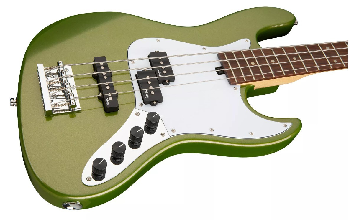 Basse SADOWSKY MetroExpress 21-4 PJ Pau Ferro - Green Metallic