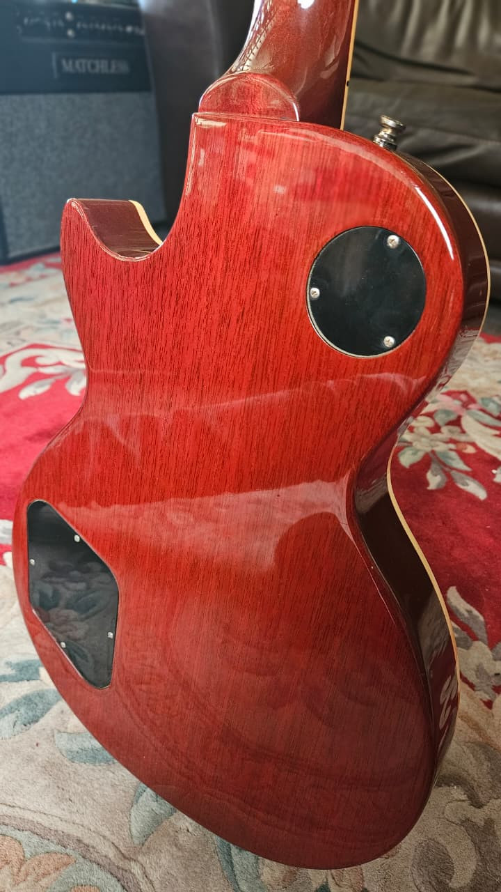 GIBSON 2003 Les Paul Standard Plus Honeyburst aka Premium Plus w/Highly Flamed Maple AAAAA #00093527