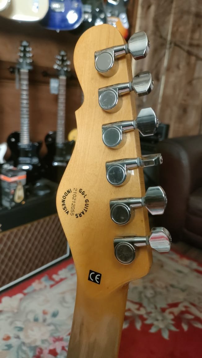 Guitarra elèctrica G&L Tribute Asat Classic Bluesboy MP Sonic Blue - Segona Mà