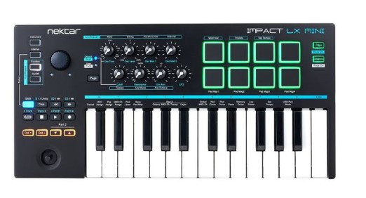 Teclado controlador midi-usb NEKTAR Impact LX Mini