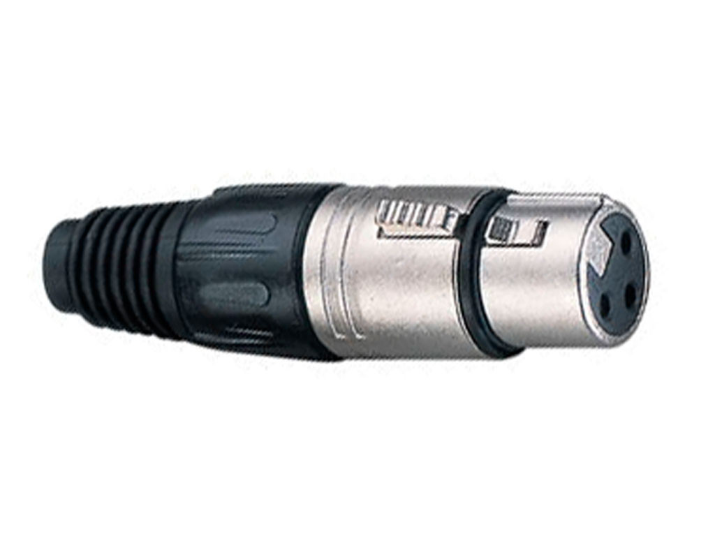 Conector XLR 3 contactos hembra MCA 001