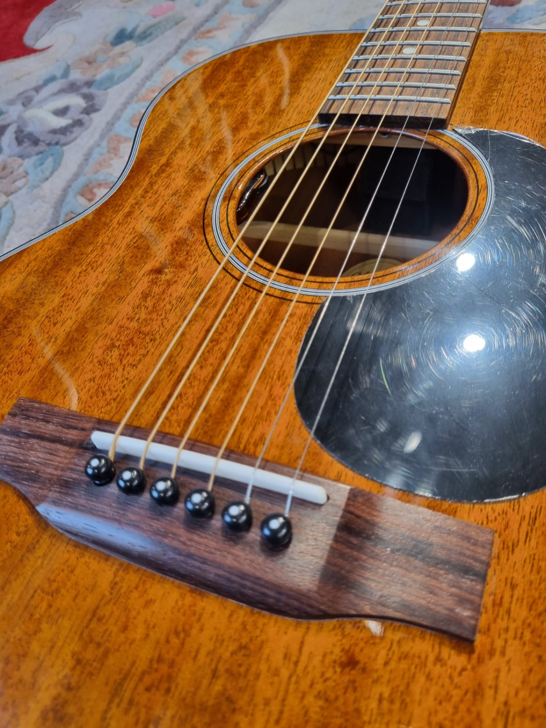 Guitarra electroacústica BLUERIDGE BR-41ME Mahogany "Travel Guitar"