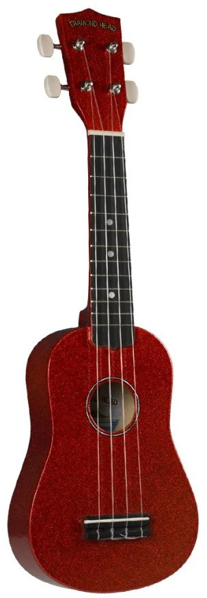 Ukulélé soprano DIAMOND HEAD DU-142 Hot Rod Candy Apple Red