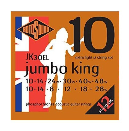 Cordes de guitare acoustique ROTOSOUND JK30EL 12 cordes