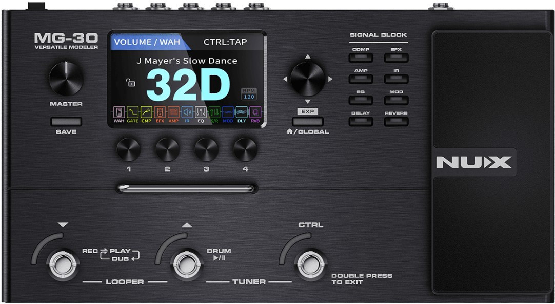 Pédalier multi-effets NUX - MNU MG30