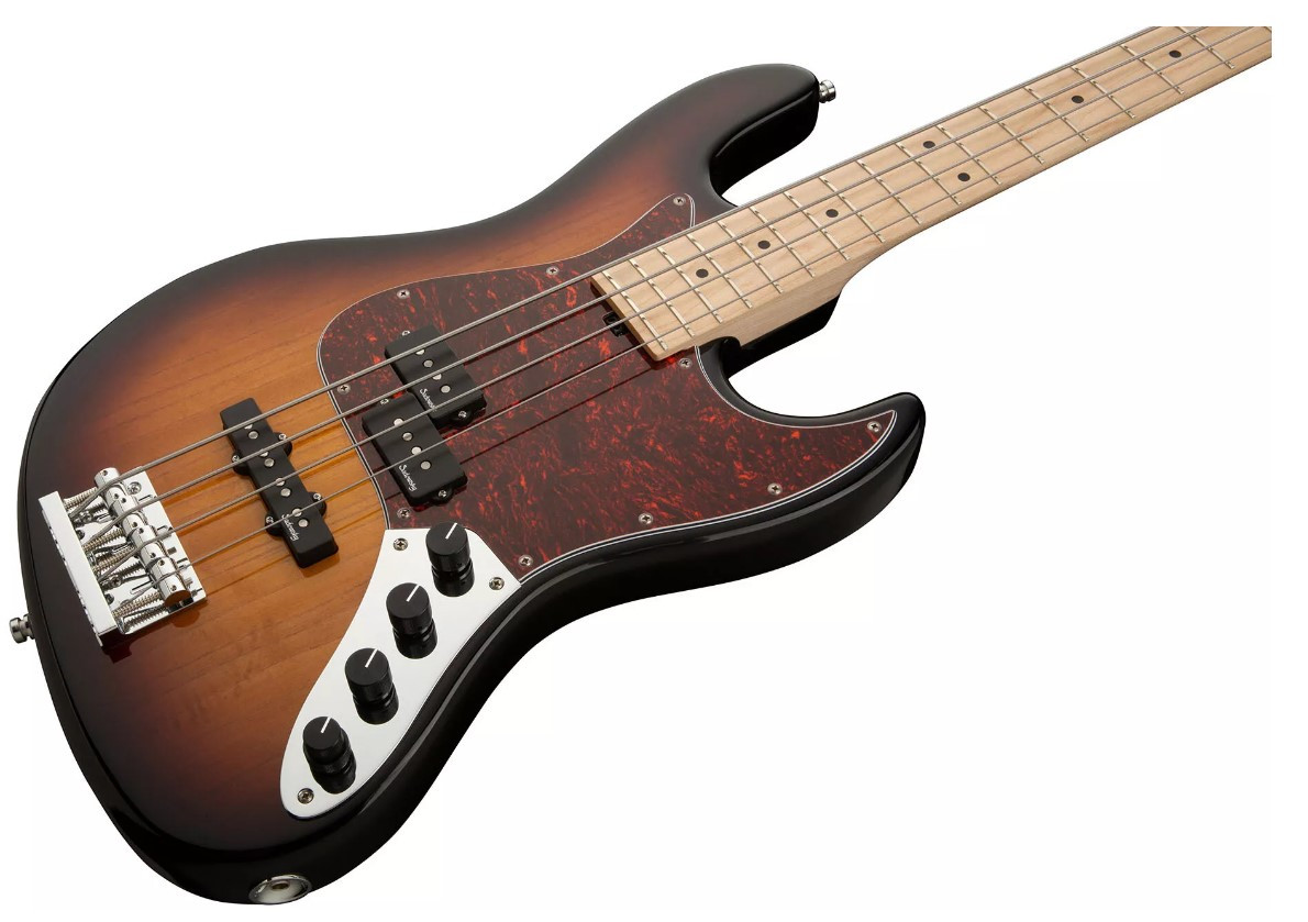 Basse SADOWSKY MetroLine 21-Fret Vintage P/J Bass, Swamp Ash Body, 4 cordes - 59 Burst Transparent High Polish