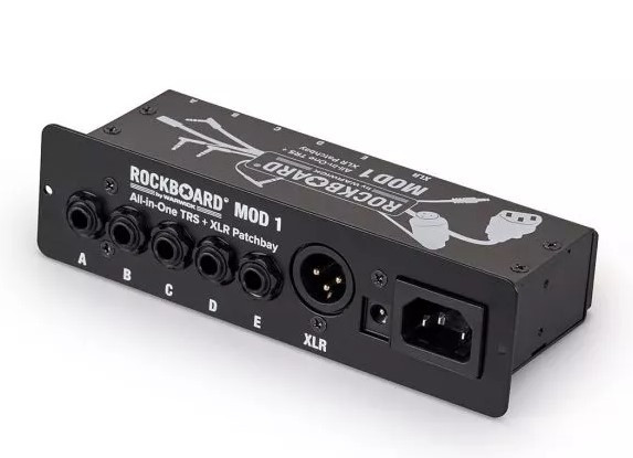 RockBoard MOD 1 V2 – TRS & XLR, IEC & Barrel Patchbay