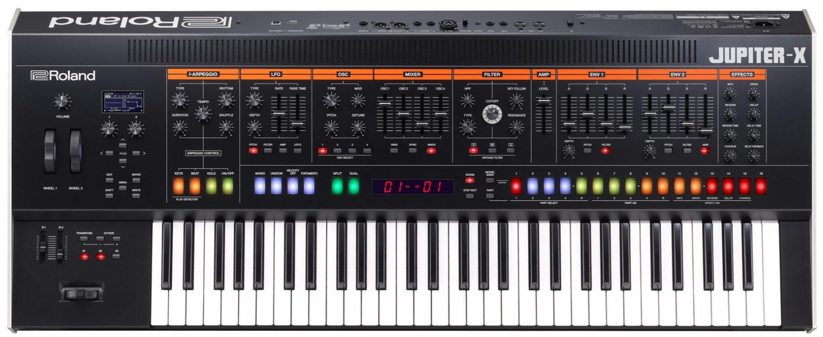Sintetizador Digital ROLAND JUPITERX 61 Teclas