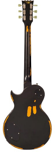 Guitarra eléctrica VINTAGE LP V100 Distressed, Black Over Sunburst