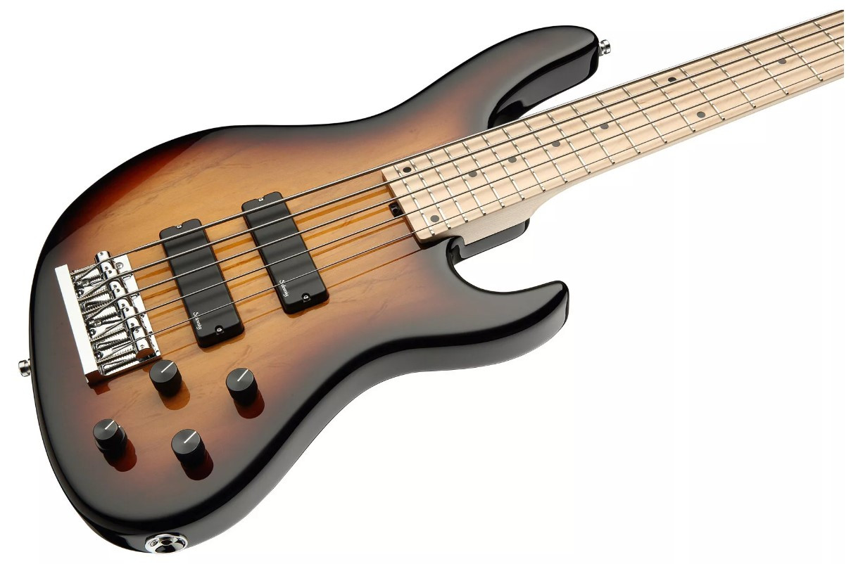 Basse SADOWSKY MetroLine 24-Fret Modern Swamp Ash Body, 5 Cordes - '59 Burst Transparent High Polish
