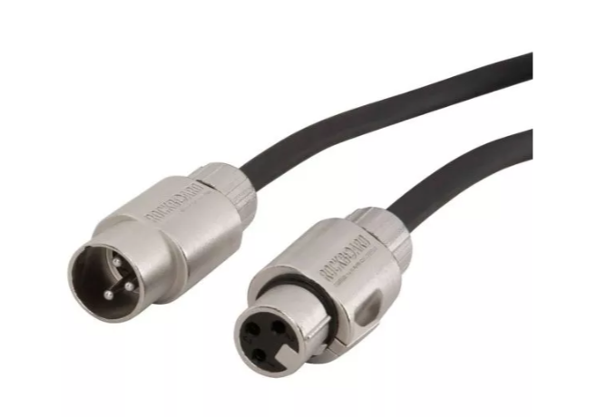 ROCKBOARD Flat XLR Cable - 600 cm RBO CAB F XLR 600 BK