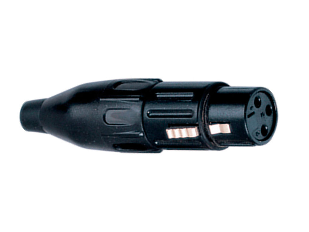 Conector XLR 3 contactos hembra MCA 007