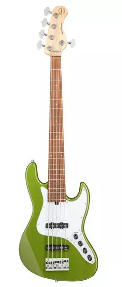 Baix SADOWSKY MetroExpress 21 Vintage JJ 5 cordes Solid Sage Green Metallic