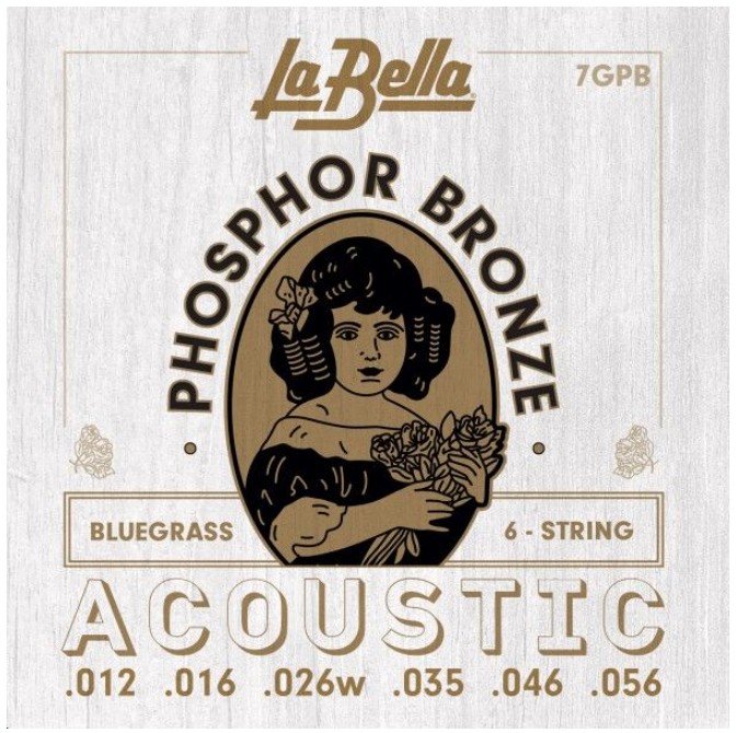 LA BELLA Acustic Guitar Phosphor Bluegrass 12-56