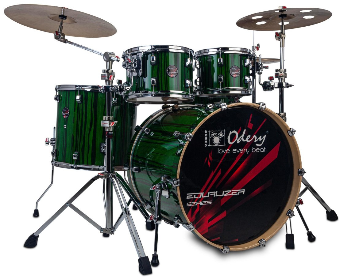 Batterie acoustique ODERY Equalizer Studio Esmerald Green