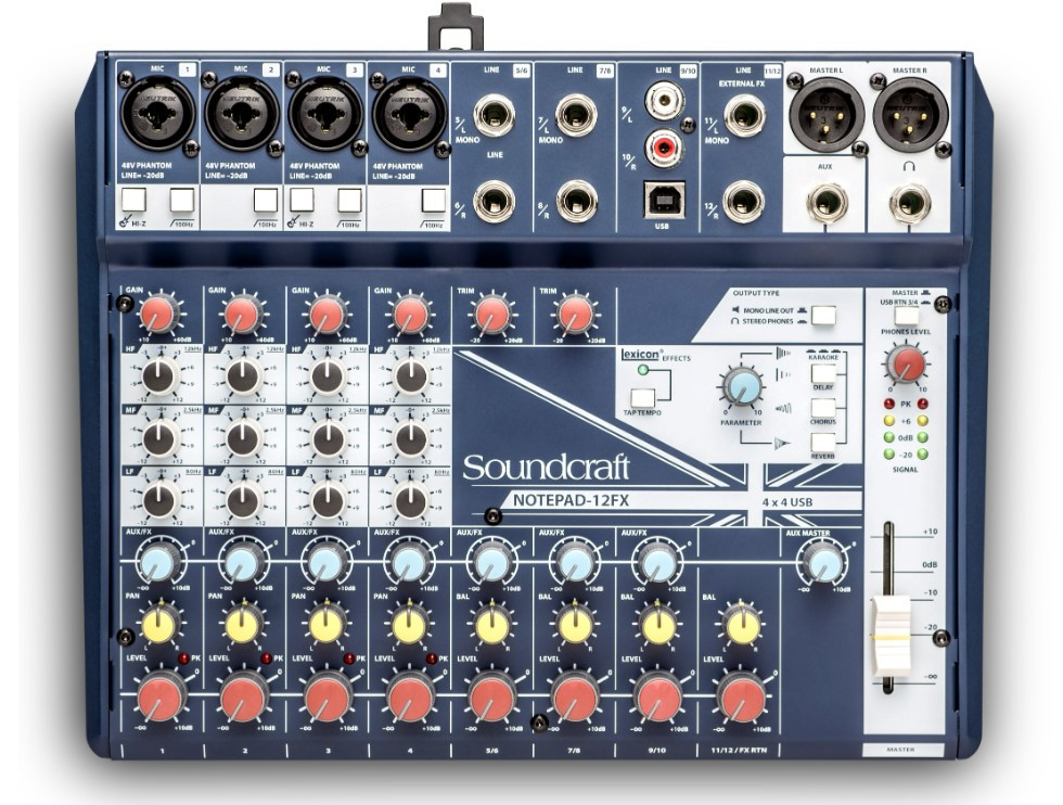 Taula de Mescla SOUNDCRAFT NOTEPAD-12FX