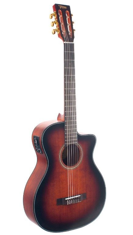 Guitarra Electroclásica VALENCIA VA434CESB Sunburst