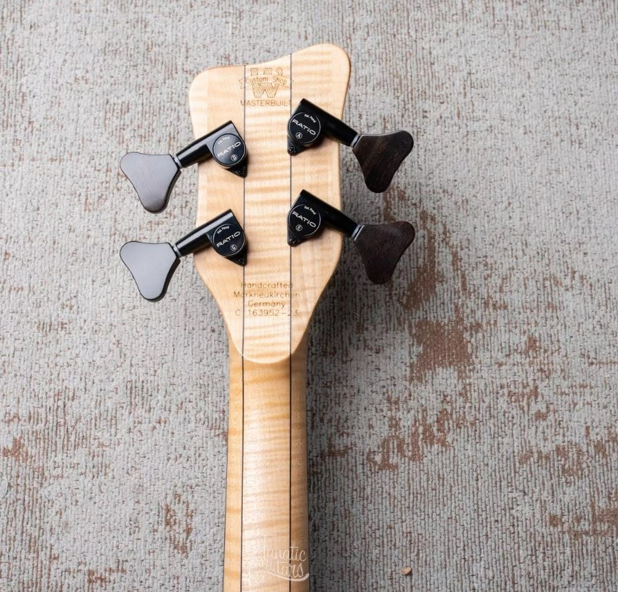 Warwick Custom Shop Streamer Stage I – 4-String, Whiskey Tinted Honey
