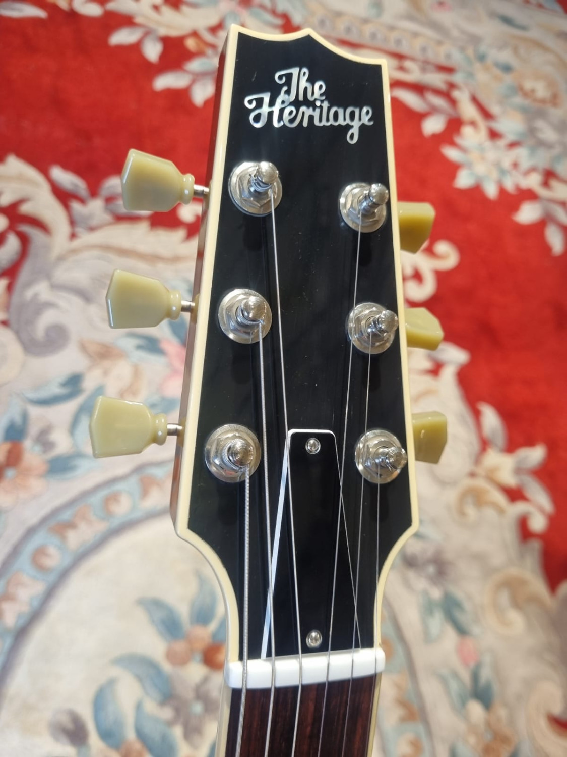 Guitarra eléctrica HERITAGE Custom Shop Special H-150 Gold Top Throbak P90