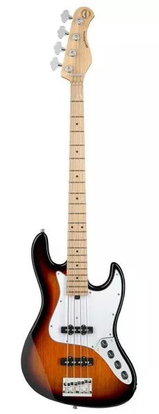 Basse SADOWSKY MetroExpress 21 JJ Maple - Tobacco Burst Transparent High Polish