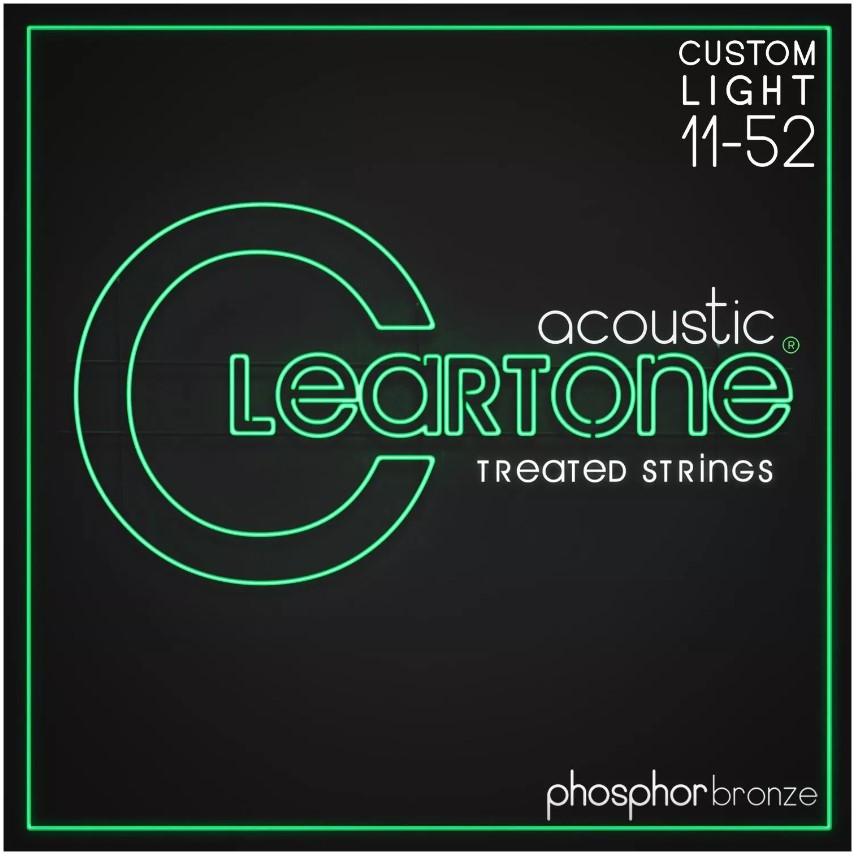 Cordes CLEARTONE 11-52 Guitare Acoustique Phos-Bronze Custom Light 7411