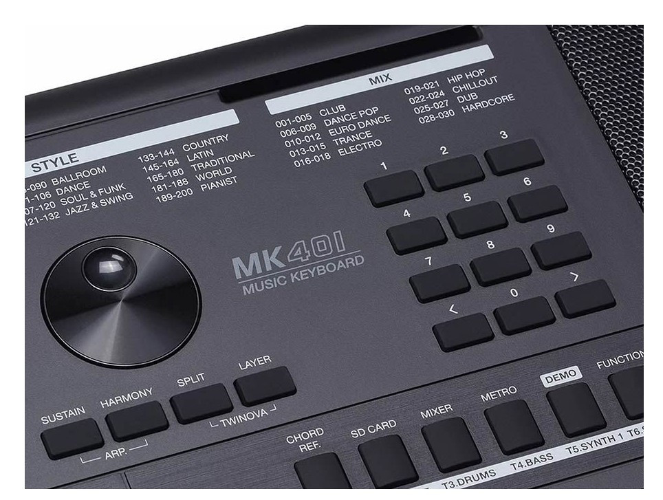 Clavier MEDELI 61 touches noir MK401