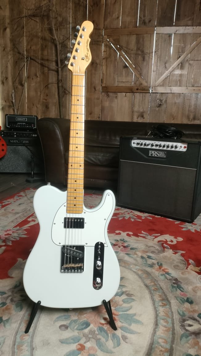 Guitarra elèctrica G&L Tribute Asat Classic Bluesboy MP Sonic Blue - Segona Mà
