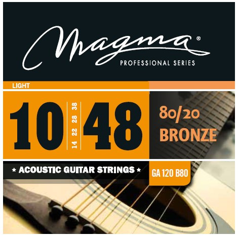Cordes MAGMA 10-48 Acustic Guitars Bronze 80/20
