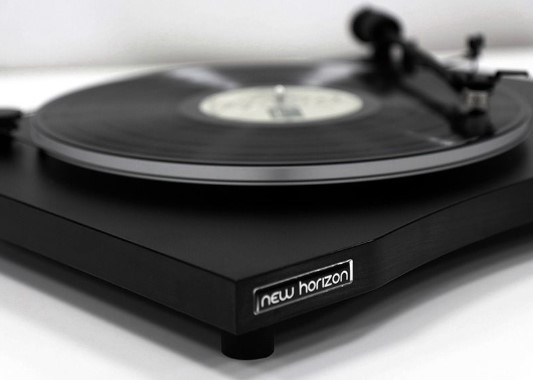 Tocadiscos NEW HORIZON 101 Black con Cover
