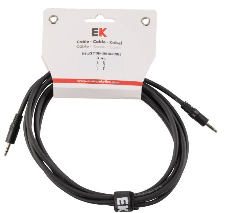 Cable EK ÀUDIO Mini Jack Stereo - Mini Jack Stereo 3m