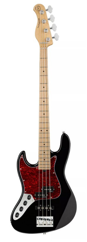 Bajo SADOWSKY MetroExpress Left 21-4 PJ Maple - Solid Black High Polish