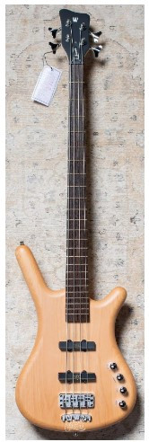 Basse WARWICK RockBass Corvette Basic, 4-String - Natural Transparent Satin