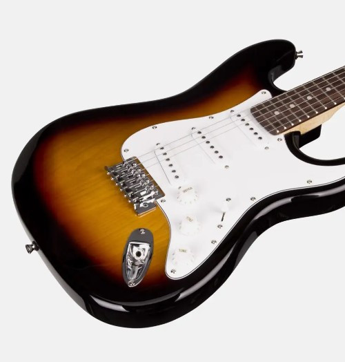 Guitarra eléctrica SX ED1 Strato 3 Tone Sunburst