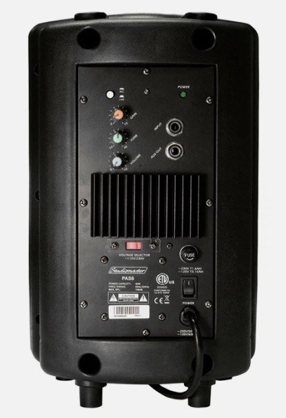 STUDIOMASTER 1x8" Active Speaker Cabinet 80W - PAS8 Black