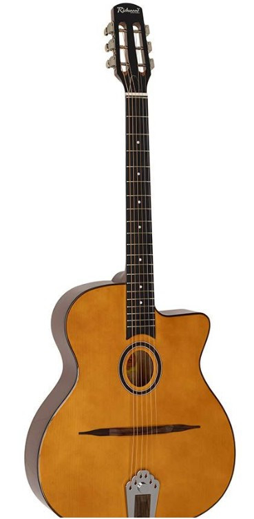 Guitarra Jazz Hot Club RICHWOOD Boca Ovalada