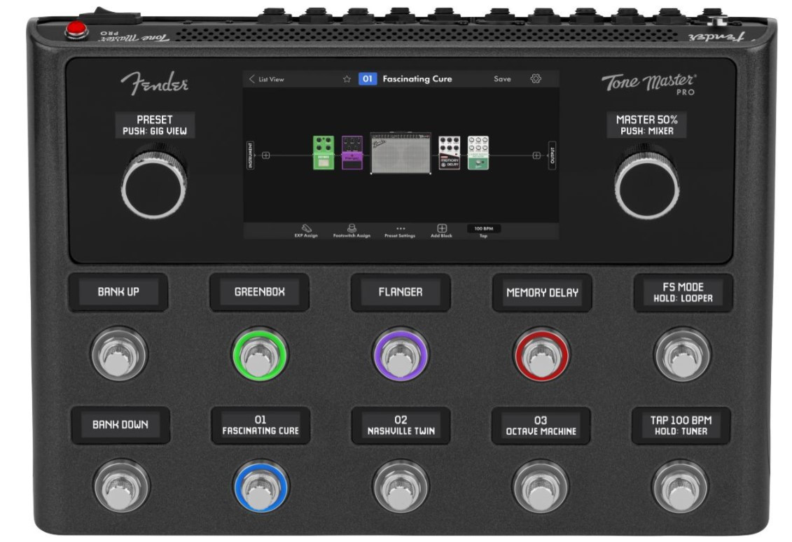 Pédalier multi-effets FENDER Tone Master