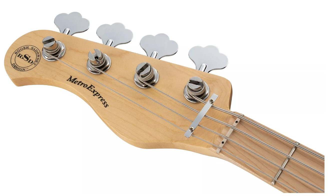 Bajo SADOWSKY MetroExpress Left 21-4 PJ Maple - Solid Black High Polish