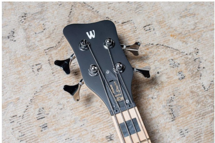 Bajo WARWICK RockBass Artist Line Adam Clayton, 4-String - Solid Creme White High Polish