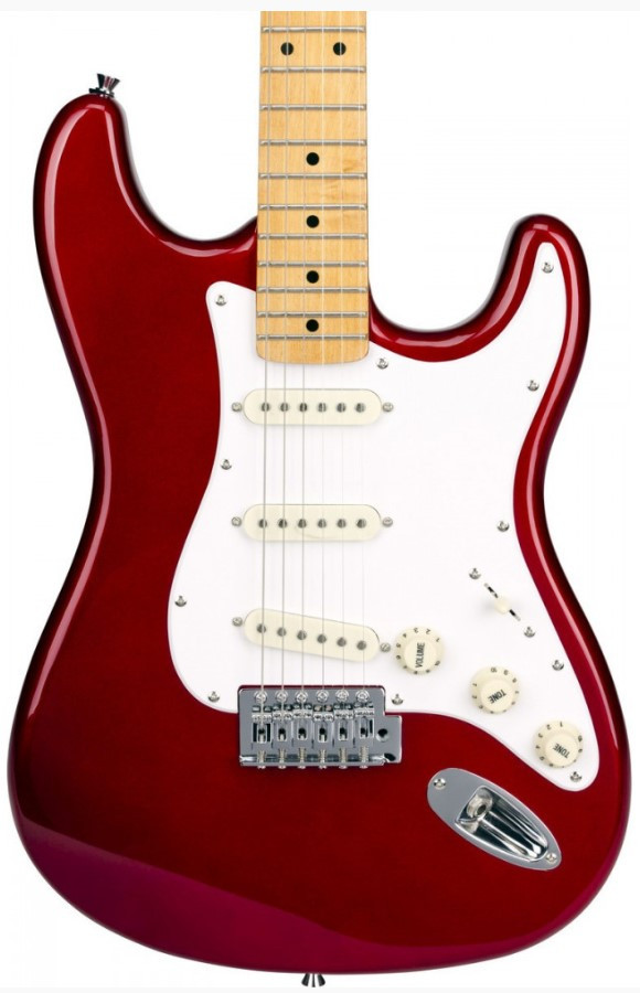 Guitare électrique SX ST57 Strato Candy Apple Red