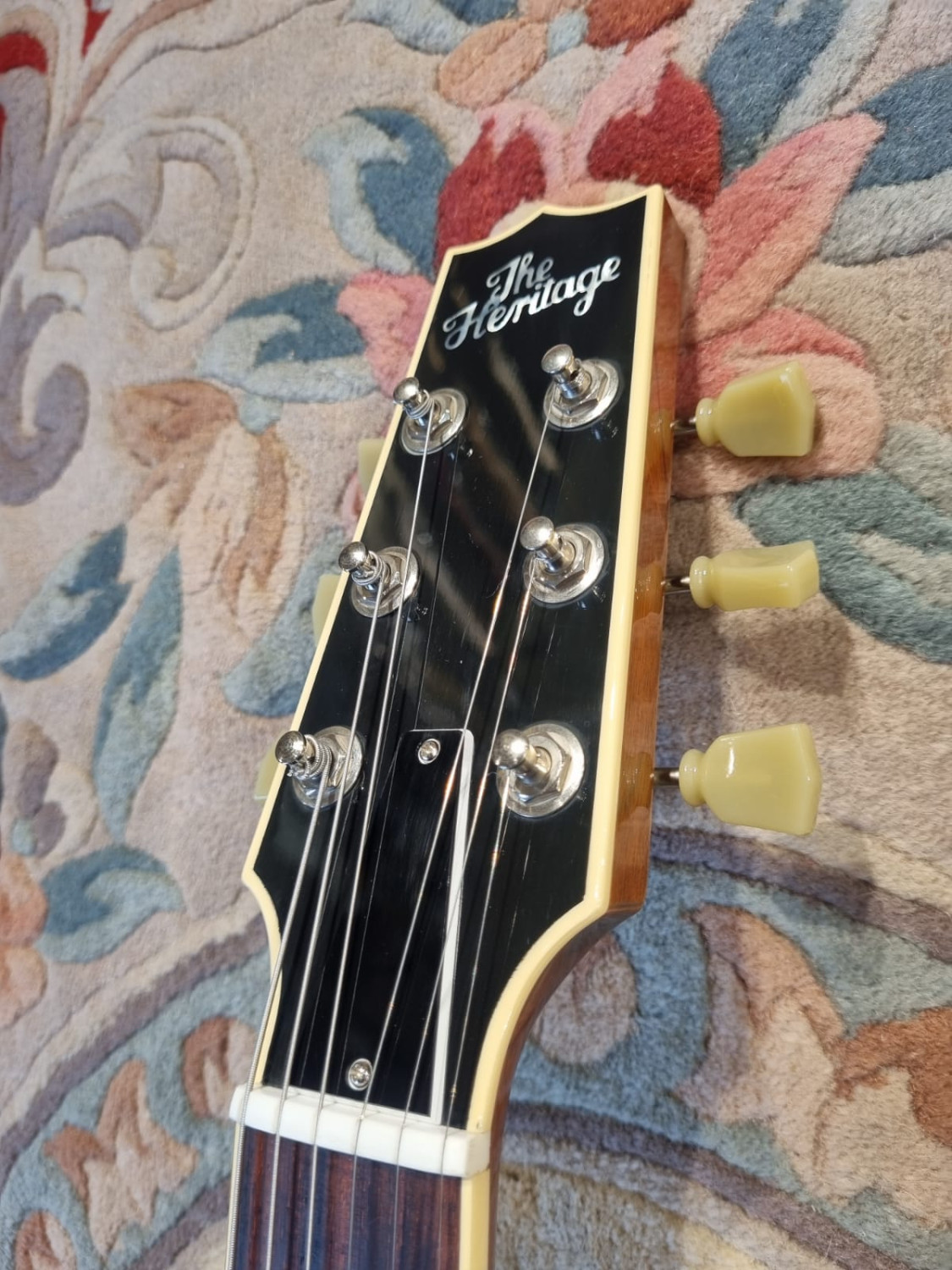 Guitarra eléctrica HERITAGE Custom Shop Special H-150 Gold Top Throbak P90