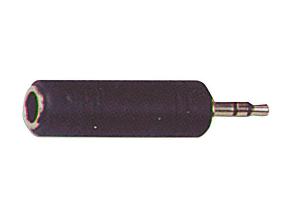 Adaptador Jack TRS 1/4'' hembra a Minijack TRS 3.5 mm macho MCAA 267
