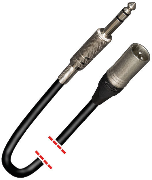 Cable jack stereo macho a XLR macho MK 43 2