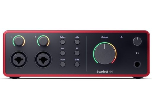 Interface FOCUSRITE Scarlett 4i4 4th gen