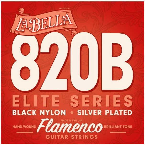 Cuerdas LA BELLA 820B Flamenco Black Nylon
