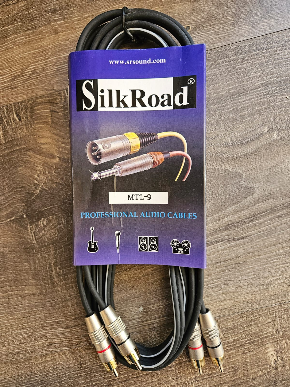 Cable SILKROAD RCA/RCA 3m
