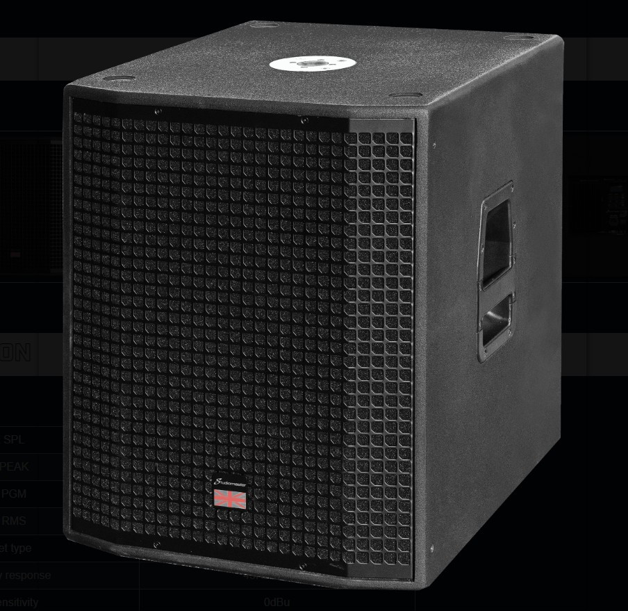 STUDIOMASTER INJECTION MOULDED 15" ACTIVE SUB WITH DSP